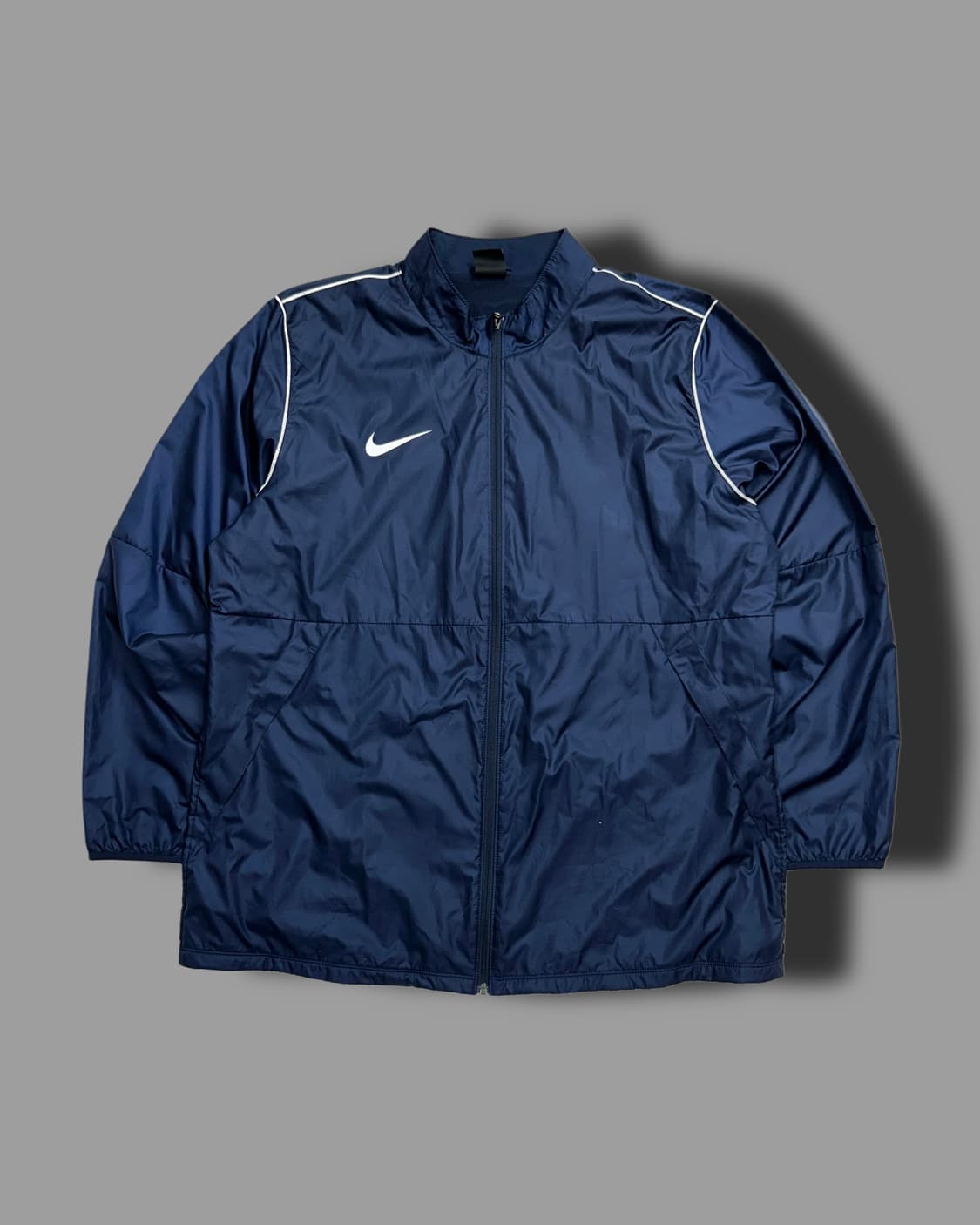 나이키 네이비 화이트 파이핑 바람막이 2XL 상품이미지4