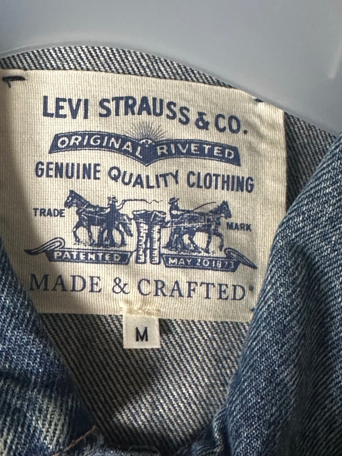 리바이스 메이드 앤 크래프티드(LMC) 2세대 청자켓 상품이미지4