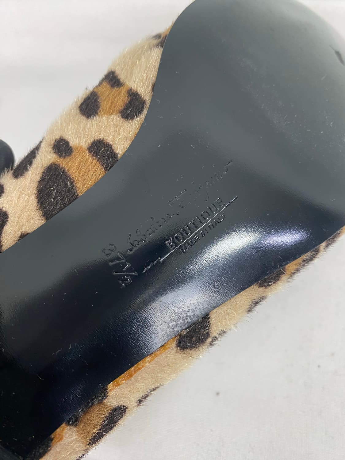 살바토레 페라가모 레오파드 간치니 플랫 구두 37.5 상품이미지6