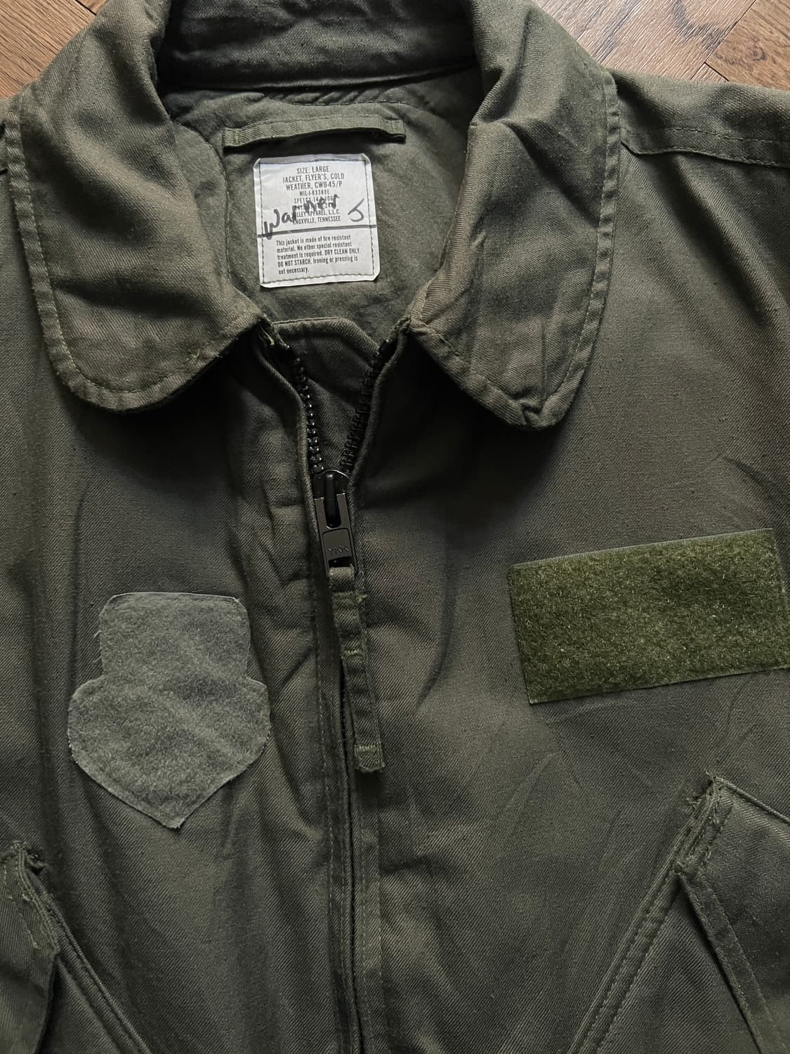 [L]90's 오리지널 미 공군 CWU-45P 새틴 항공 점퍼 상품이미지3