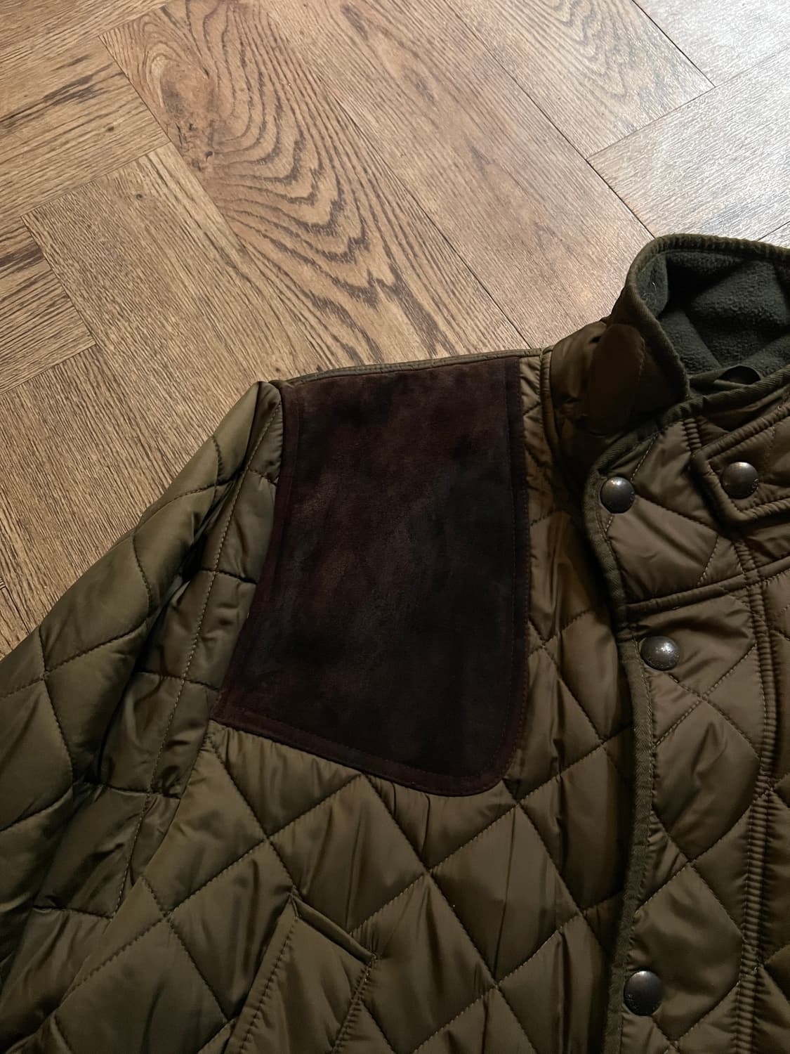 [L]폴로 랄프로렌 클래식 카키 퀼팅 헌팅 자켓 상품이미지4