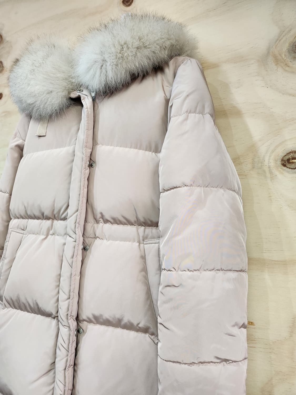 588) 나이스클랍 폭스퍼 오리털 롱패딩 상품이미지3