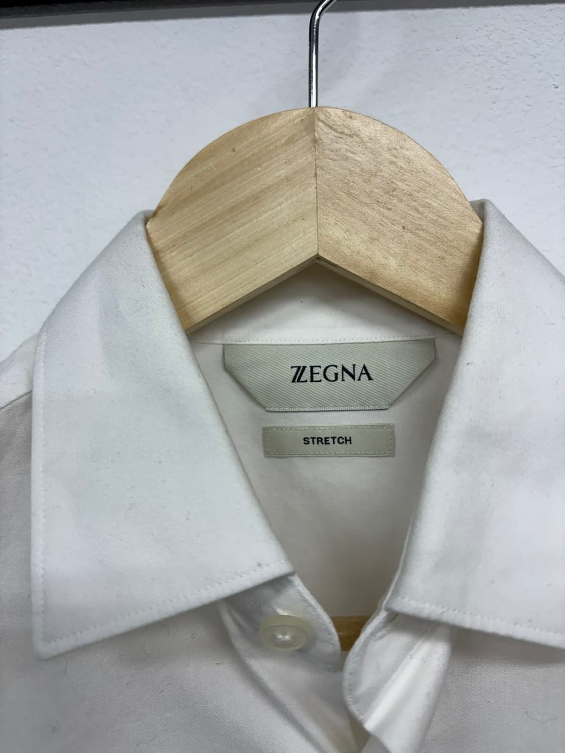 제냐 스트레치 화이트 셔츠 상품이미지4