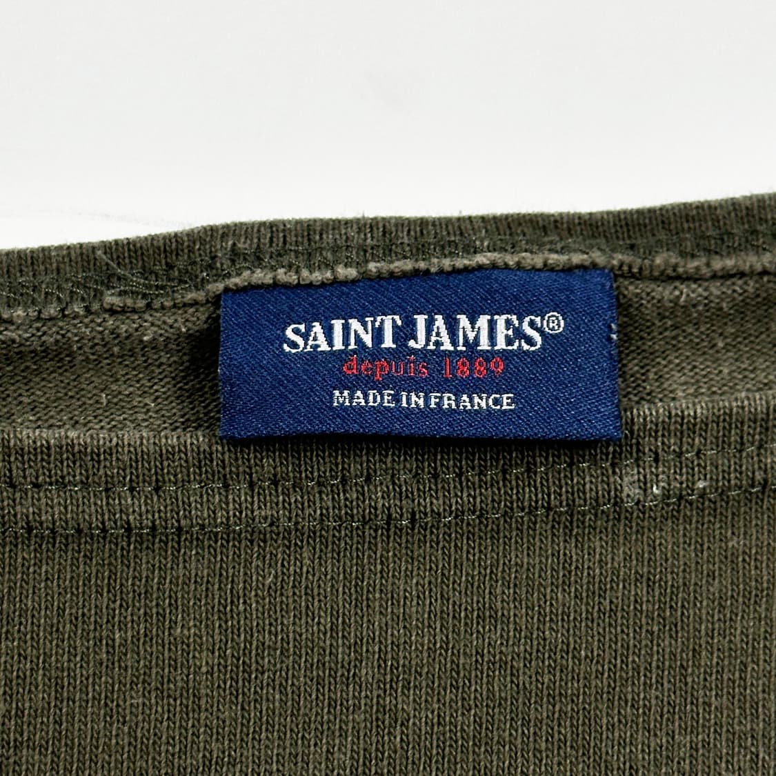 세인트제임스 길도 카키 긴팔티셔츠 (M) 상품이미지5