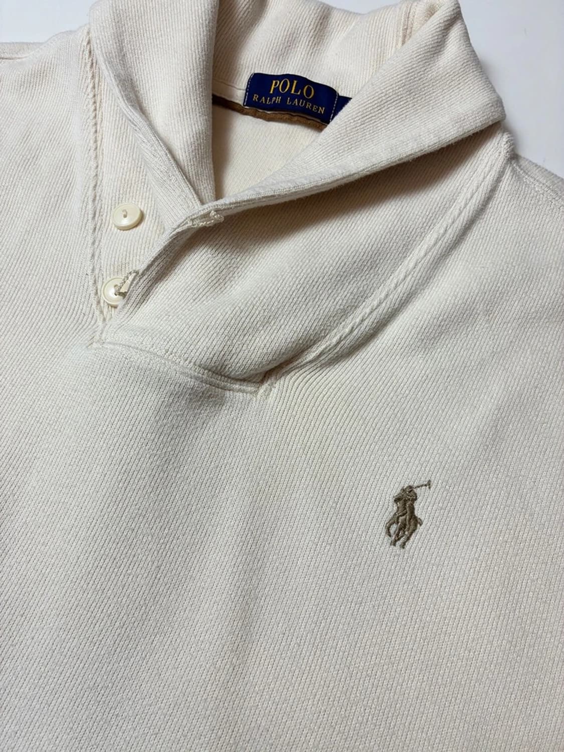 폴로 랄프로렌 숄 카라 코튼 니트 PN9319 상품이미지3