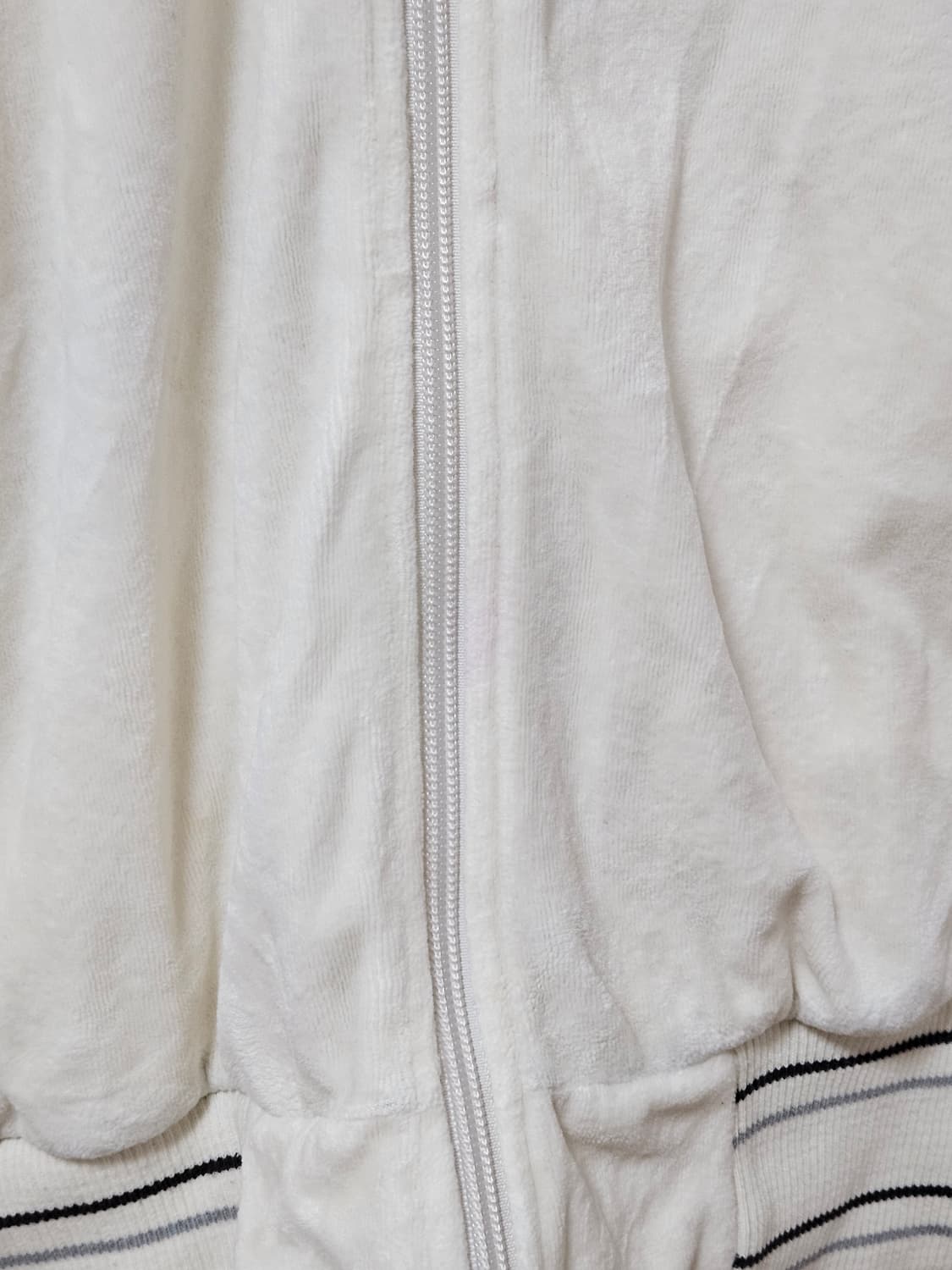 푸마 퓨마 아이보리 아우터 츄리닝 져지 상품이미지4