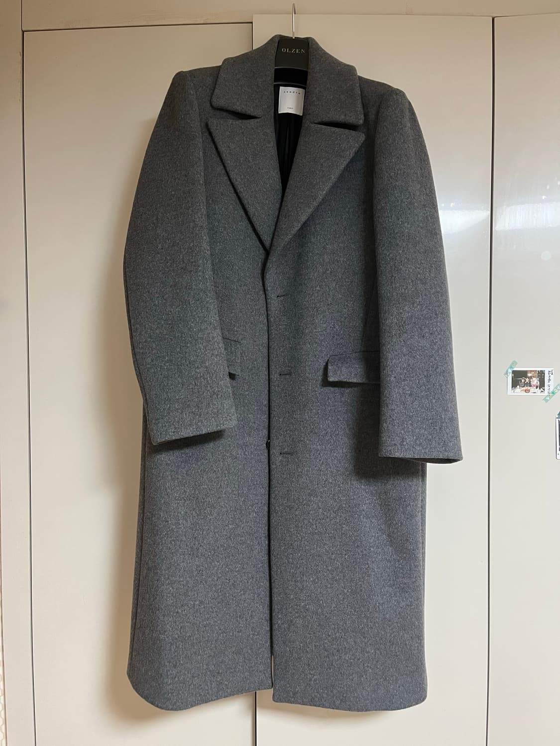 (M) 산드로옴므 울캐시미어 코트 상품이미지9