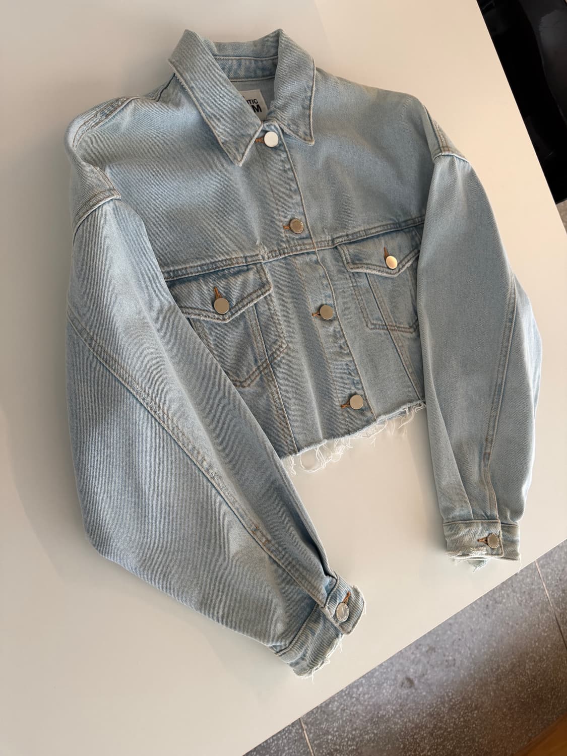 자라 크롭 데님 자켓 상품이미지4