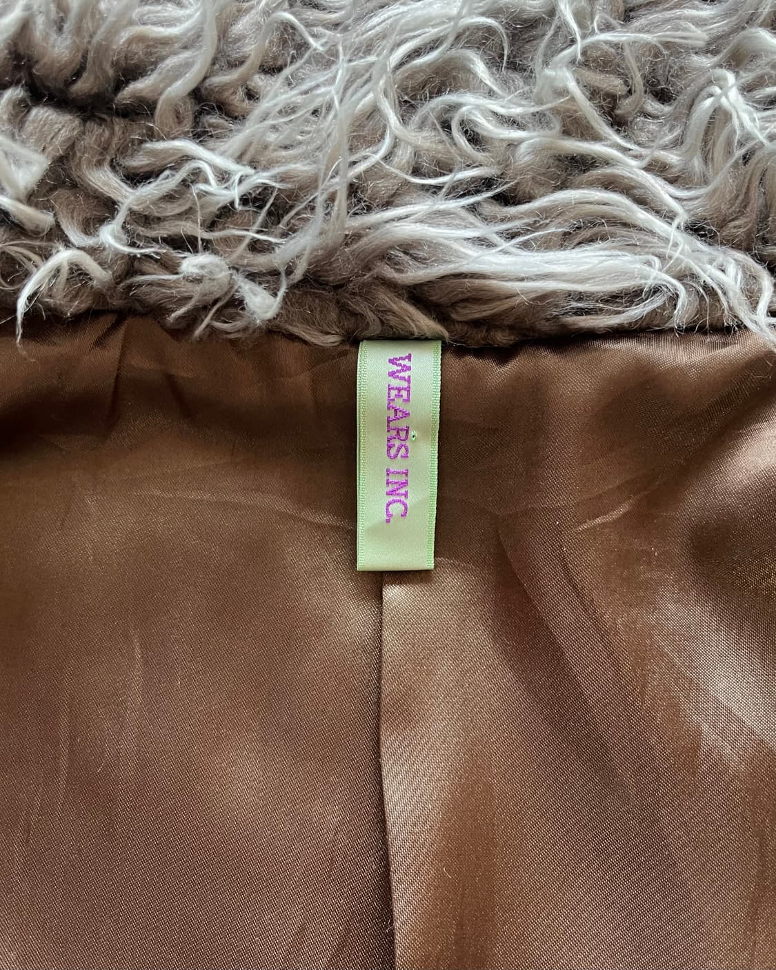 WEARS Inc. High Neck Shaggy Fur Vest 상품이미지6