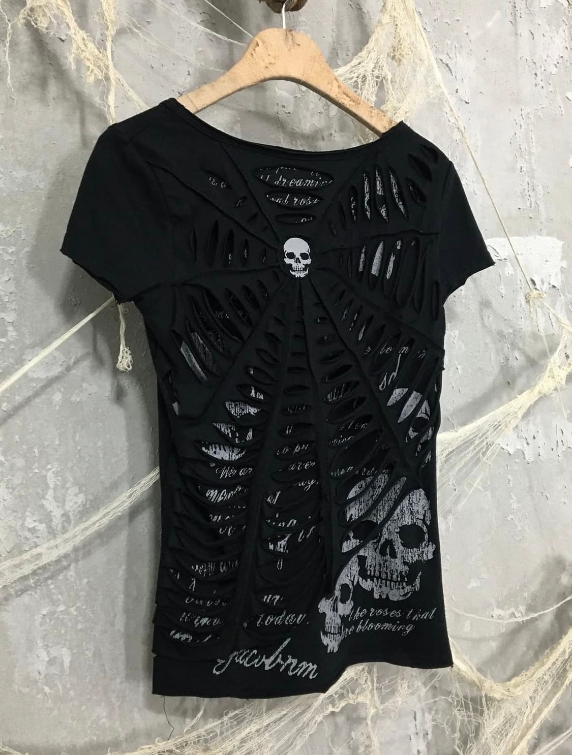 Net Detail Skull Top 상품이미지2