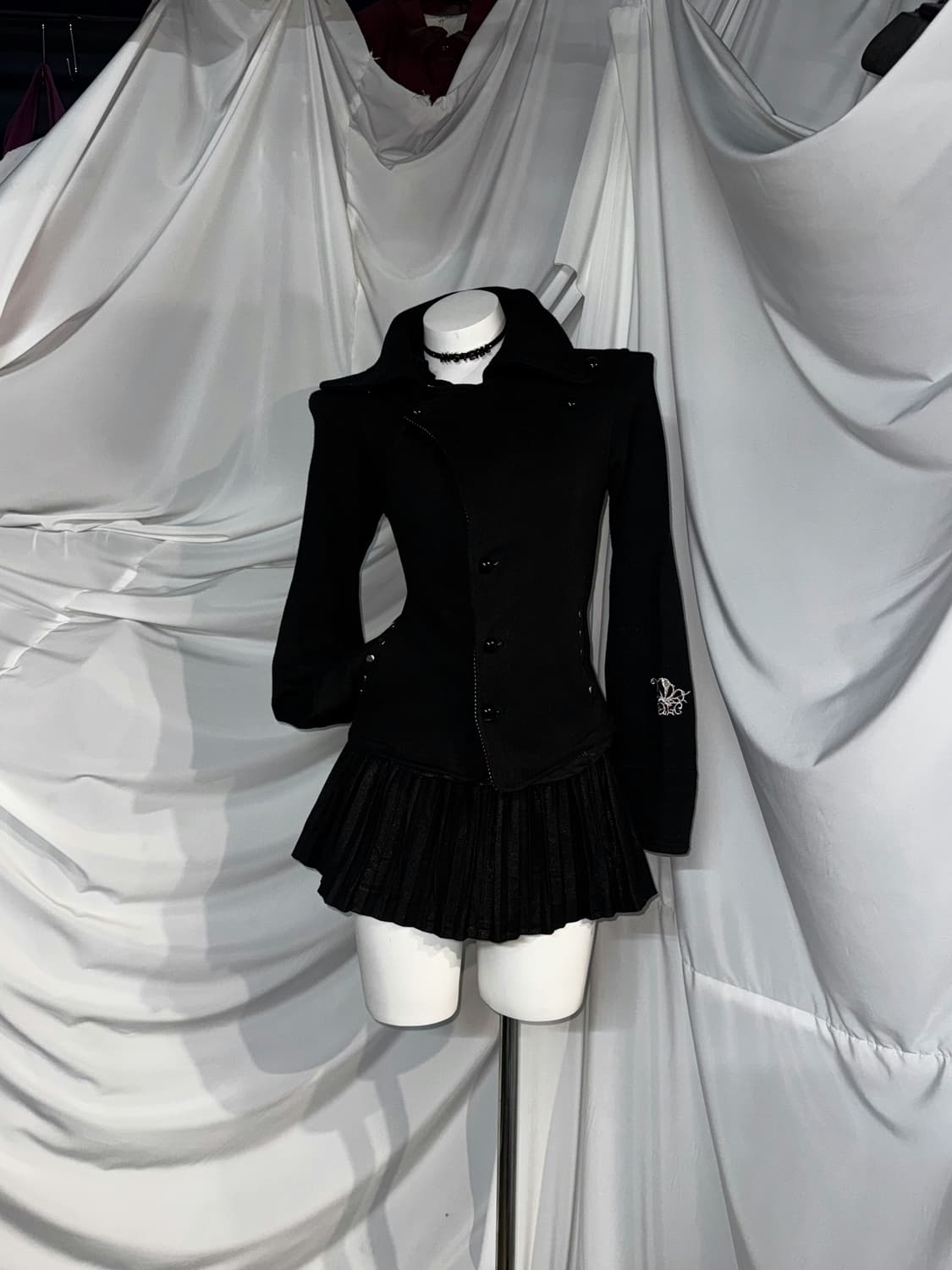 미사깔 알곤퀸즈 에이치나오토 데일리 무채색 펑크 코디세트  상품이미지9