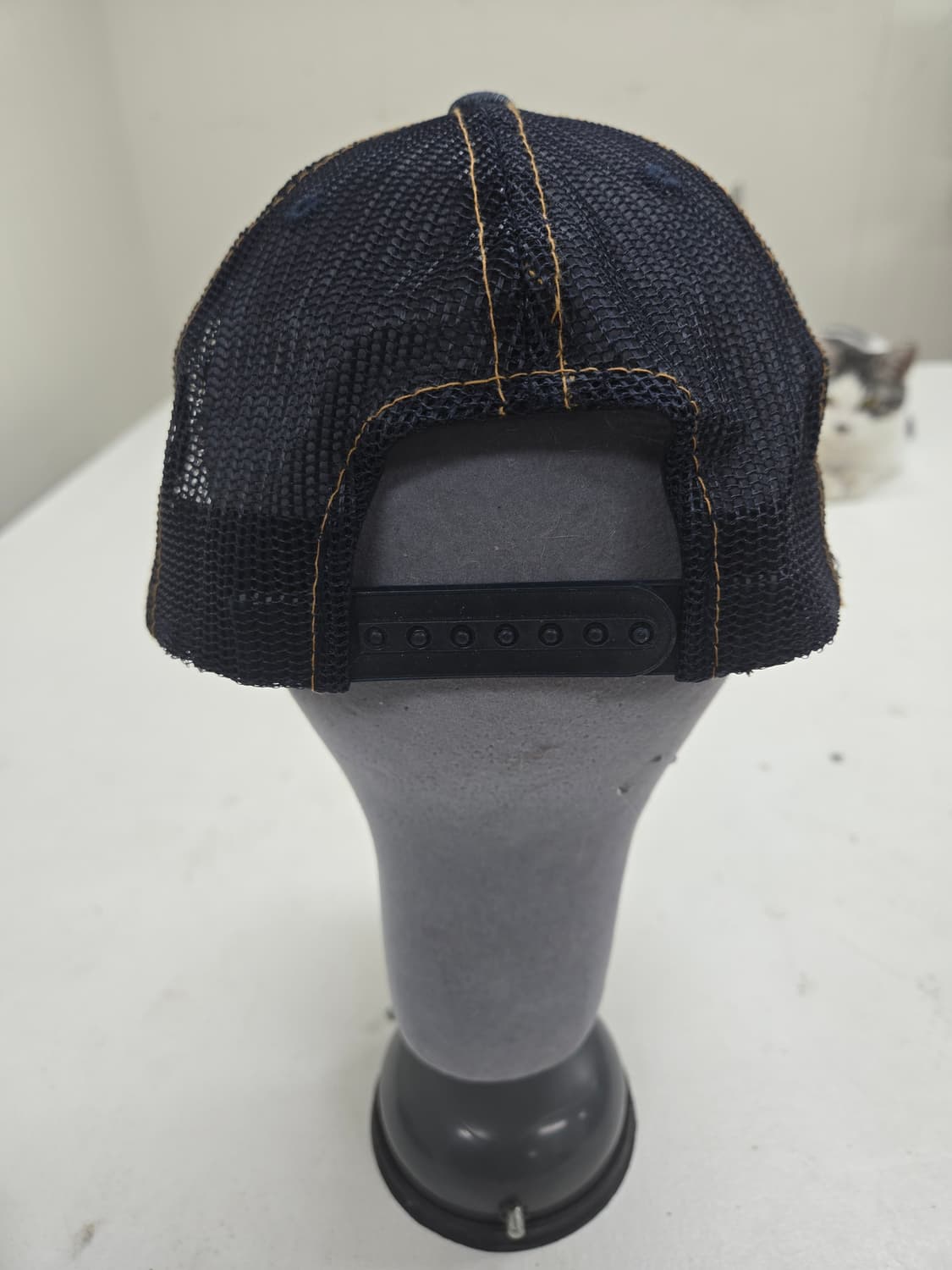 본더치 데님 볼캡 큐빅 장식 모자 상품이미지3