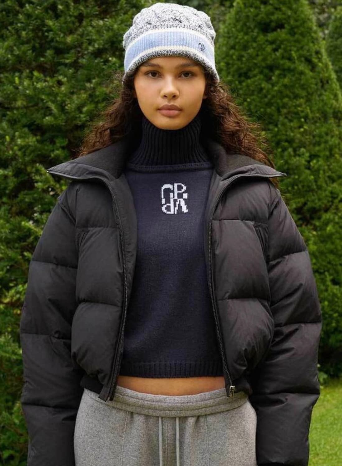 grove 그로브스토어 재키니트 그레이 JACKEY KNIT GREY 상품이미지2