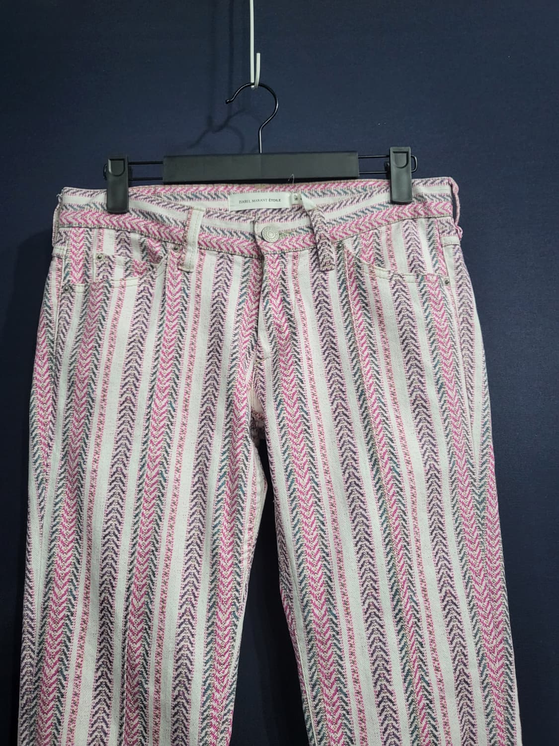 이자벨마랑 에뚜왈 패턴 크롭 스키니진 상품이미지2