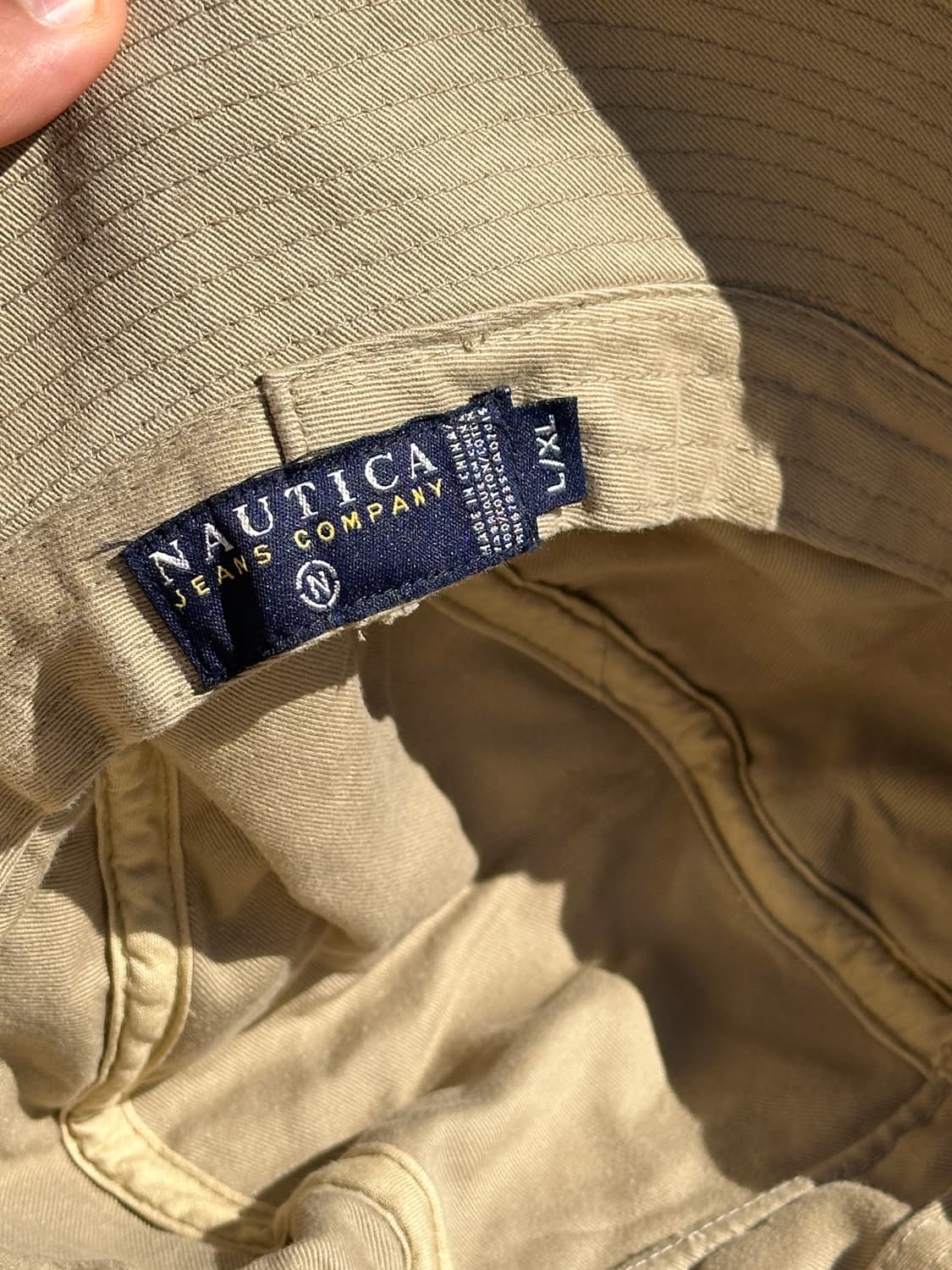 [L-XL] 노티카 진스 베이지 버킷햇 모자 빈티지 상품이미지9