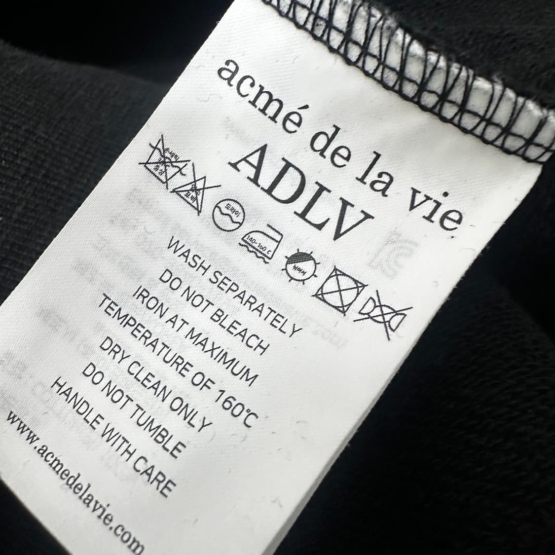 아크메드라비 ADLV 도넛 후드티 블랙 110(2XL) 상품이미지8