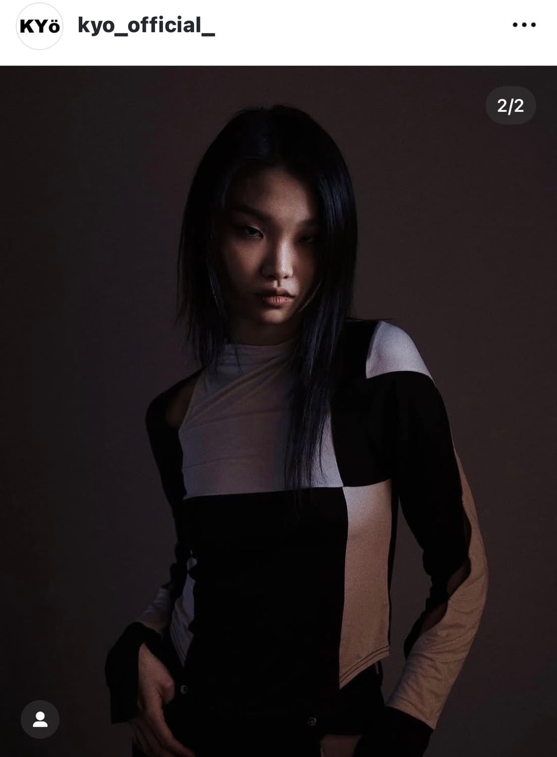 Kyo 컬러블록티 상품이미지2