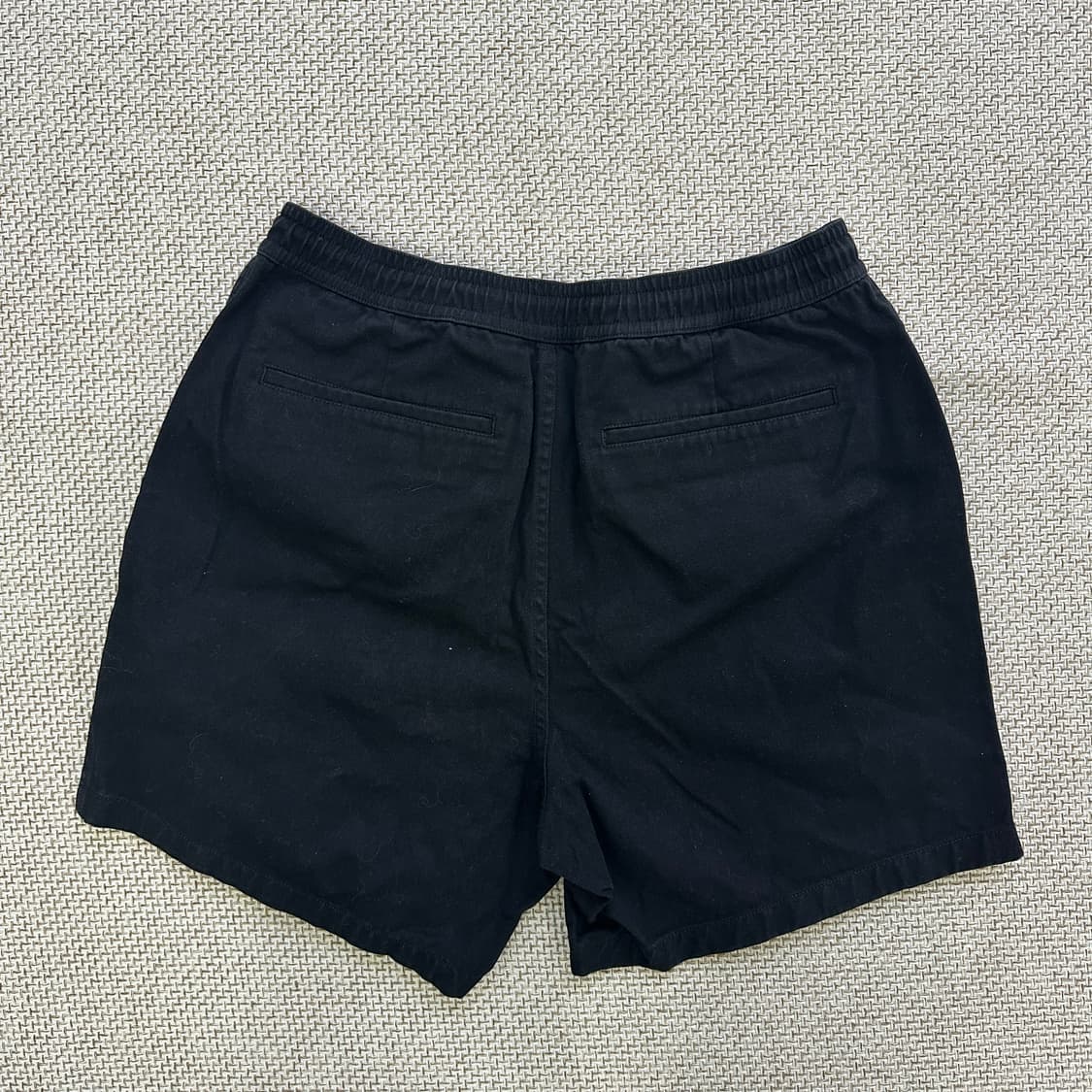 L 커버낫 블랙 면 반바지 0421D 상품이미지3