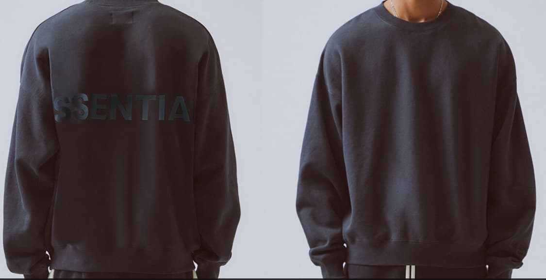 피오갓 Essentials 리플렉티브 맨투맨 새제품 M 팝니다 상품이미지7