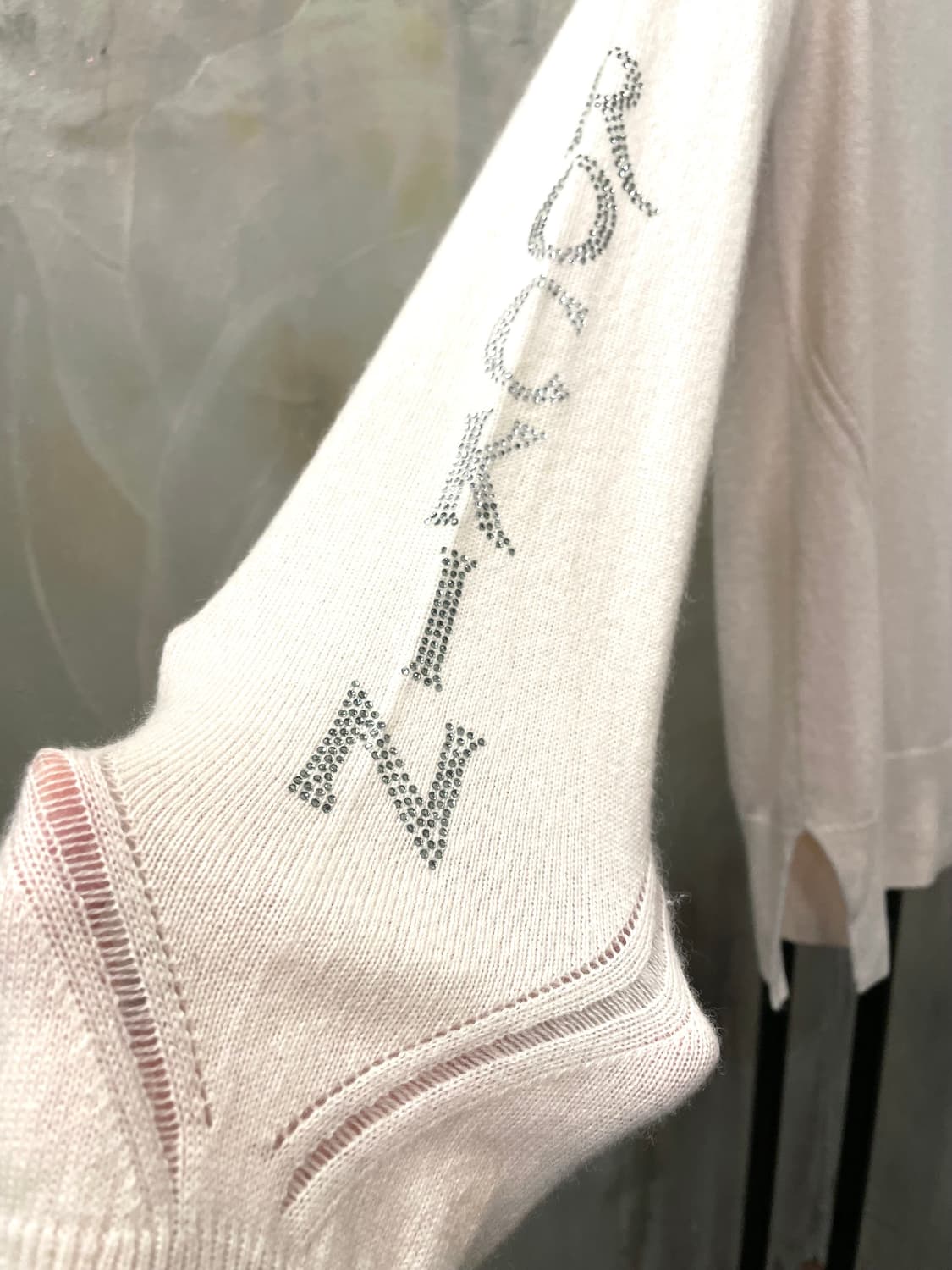 berenice 아이보리 비즈 봄 니트 55~66 상품이미지6