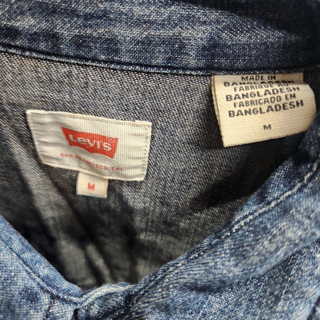리바이스 웨스턴 데님 셔츠 M(M) 남여공용 상품이미지5