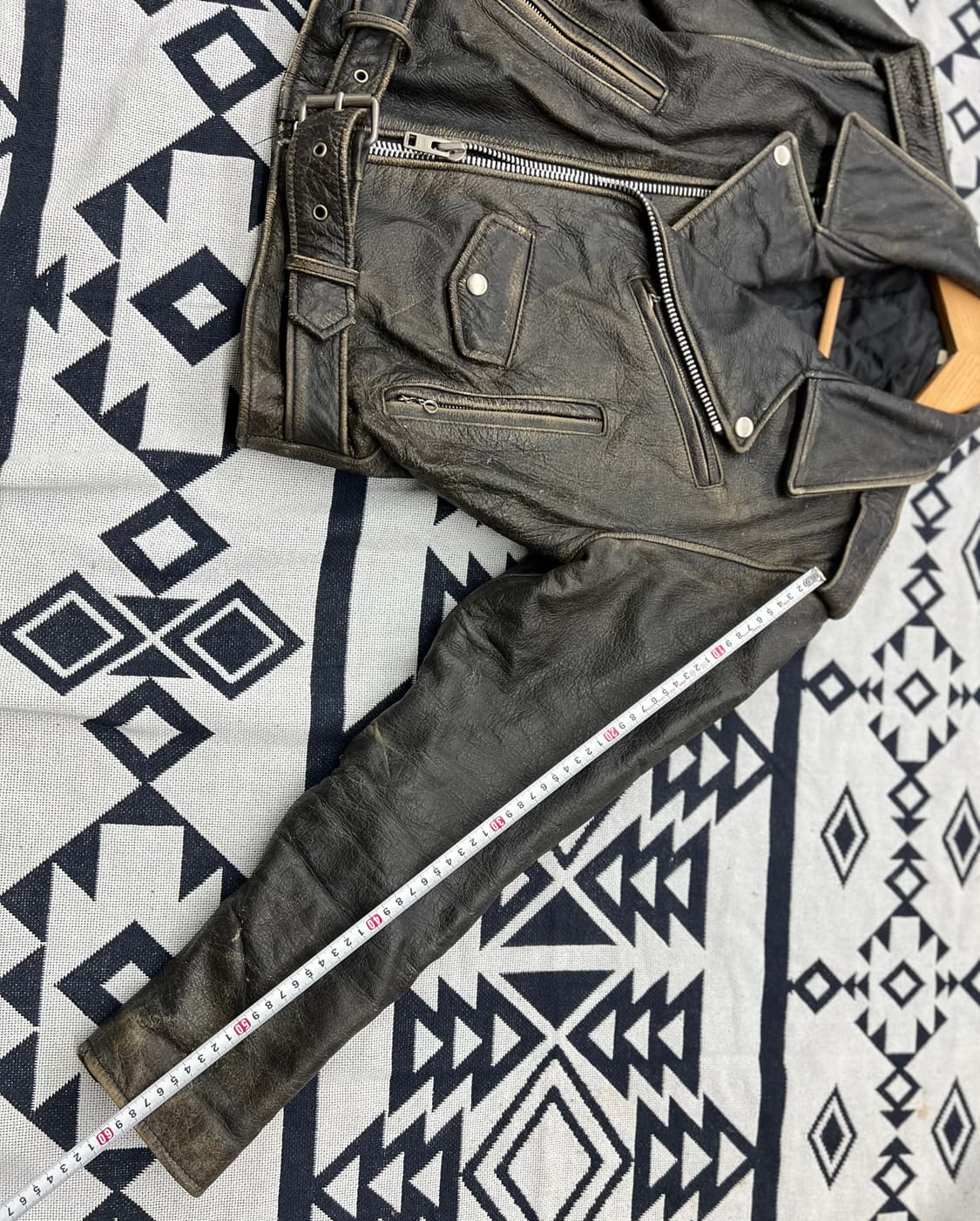 소가죽 더블라이더 자켓  상품이미지6