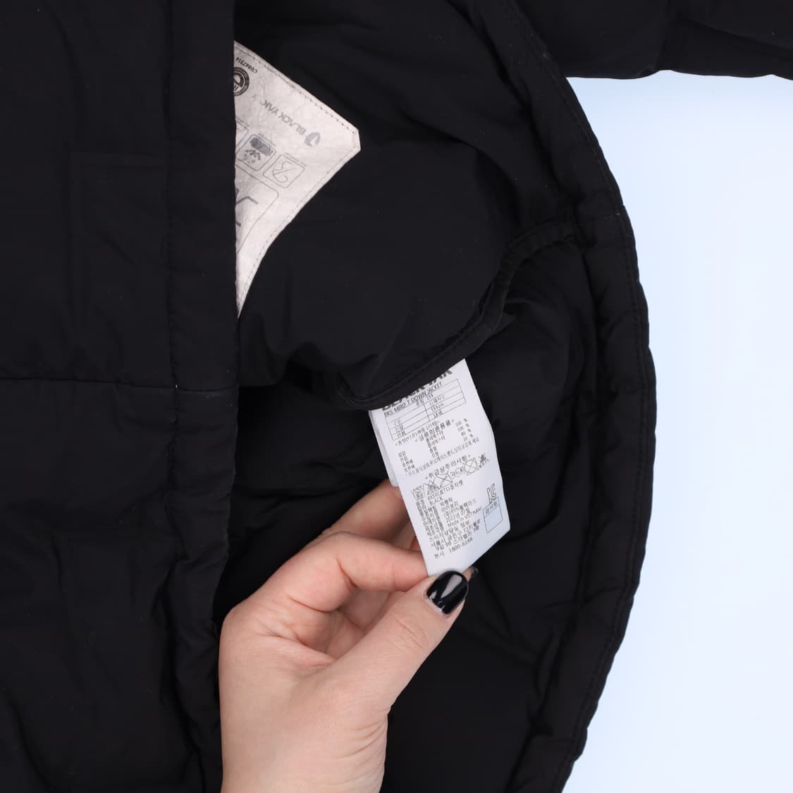155 블랙야크 구스다운 퀄팅 패딩 0206M 상품이미지4