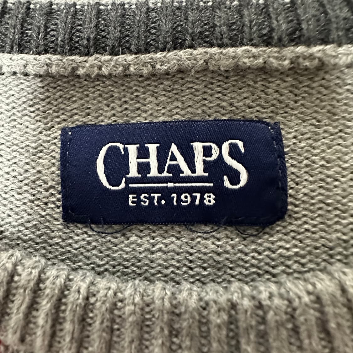 CHAPS RALPH LAUREN cotton knit sweater 상품이미지3
