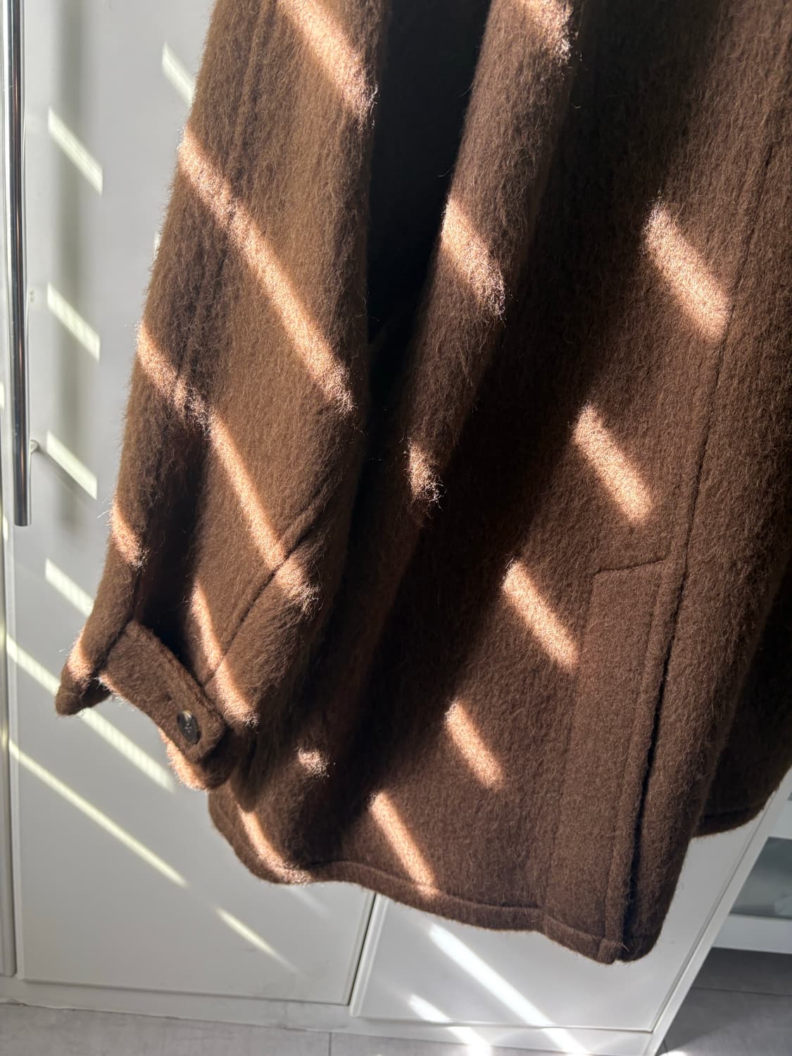 AFTER PRAY 알파카 미드 코트 모카 상품이미지4