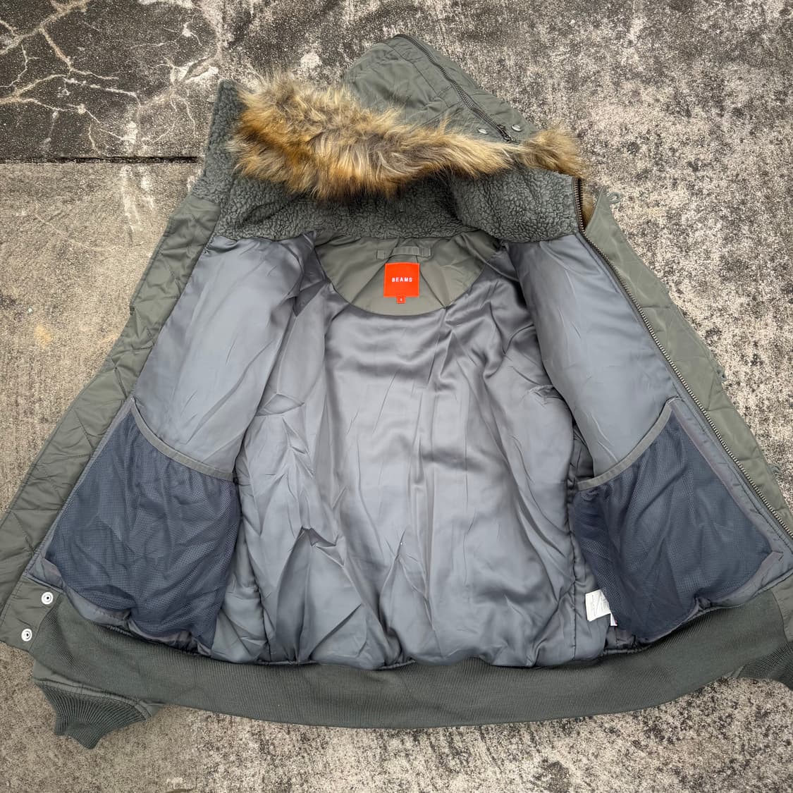 [M~L] Beams 빔즈 N2B 프리마로프트 항공점퍼 상품이미지4