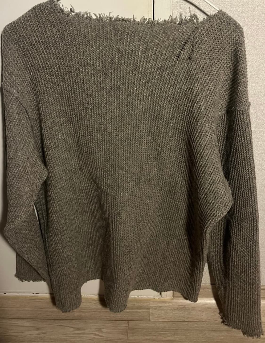 니들스 컷오프 보트넥 니트 상품이미지2