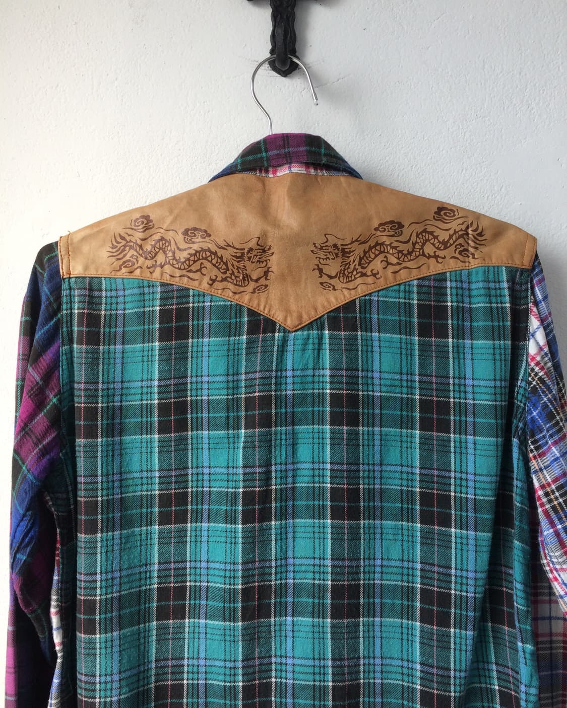 Western mood check pattern shirt 상품이미지6
