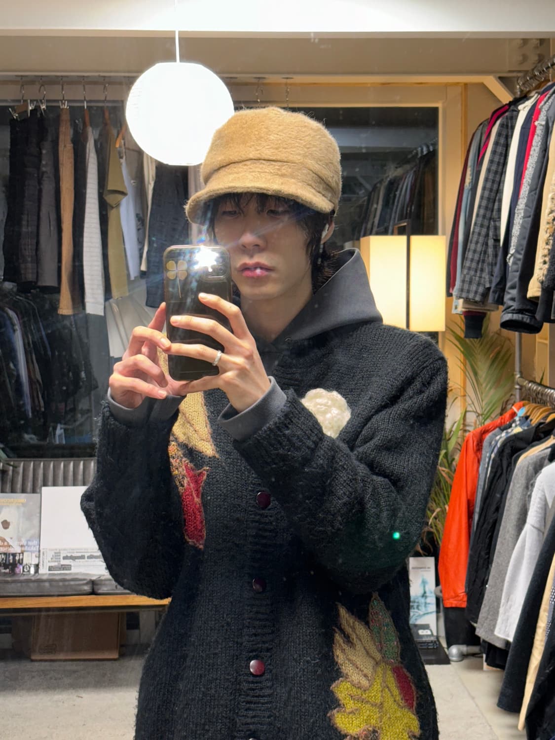 Ca4la 울 뉴스보이 캡 상품이미지4