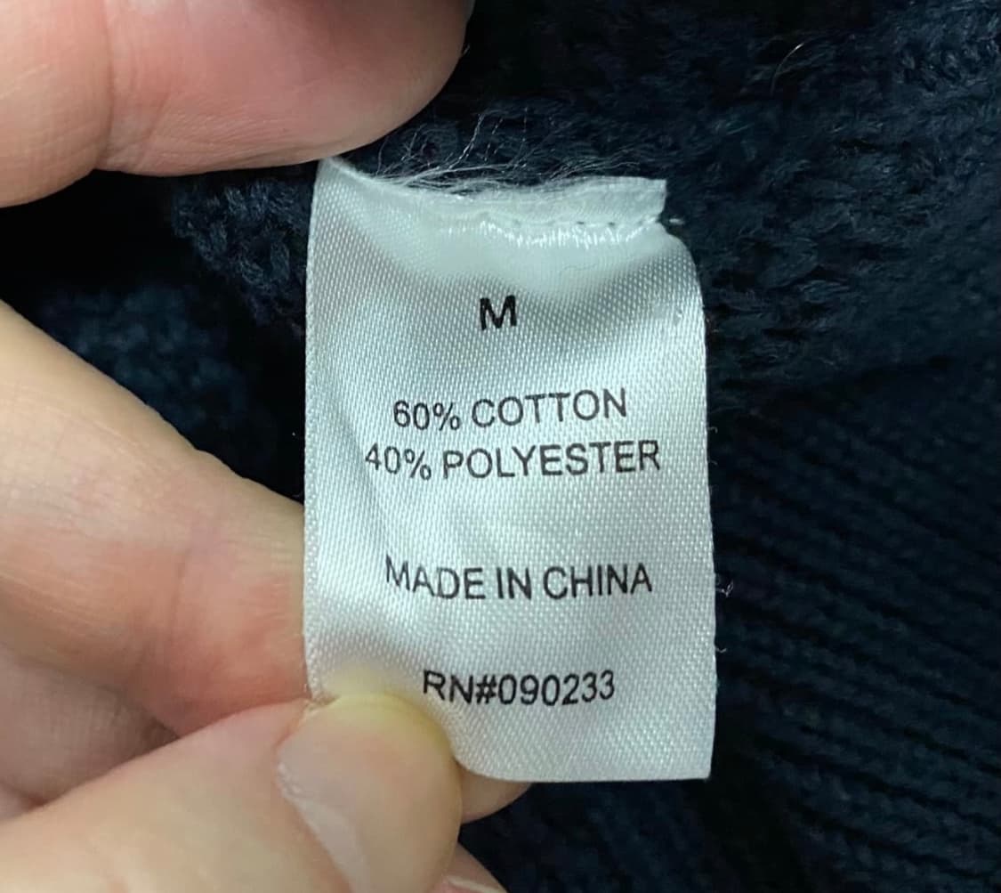 피어오브갓 에센셜 니트 스웨터 다크네이비 M 상품이미지4