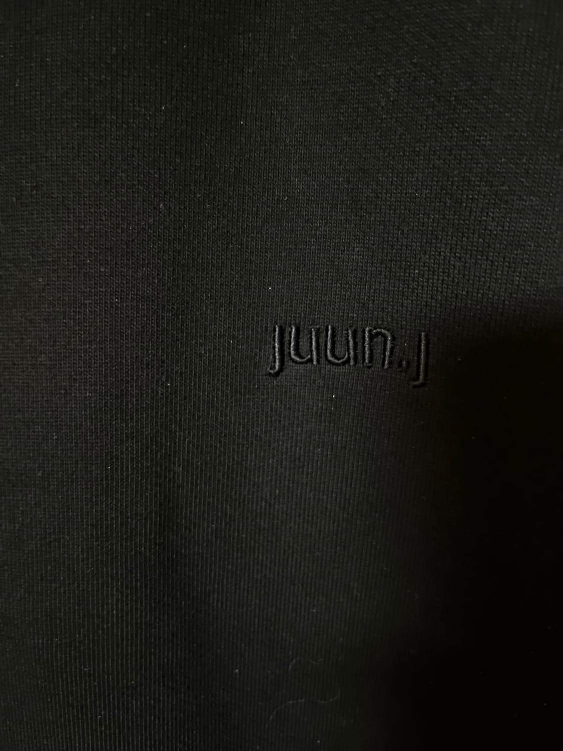 [M] 22FW 준지 레터링 후드 집업 블랙(최종가격) 상품이미지5