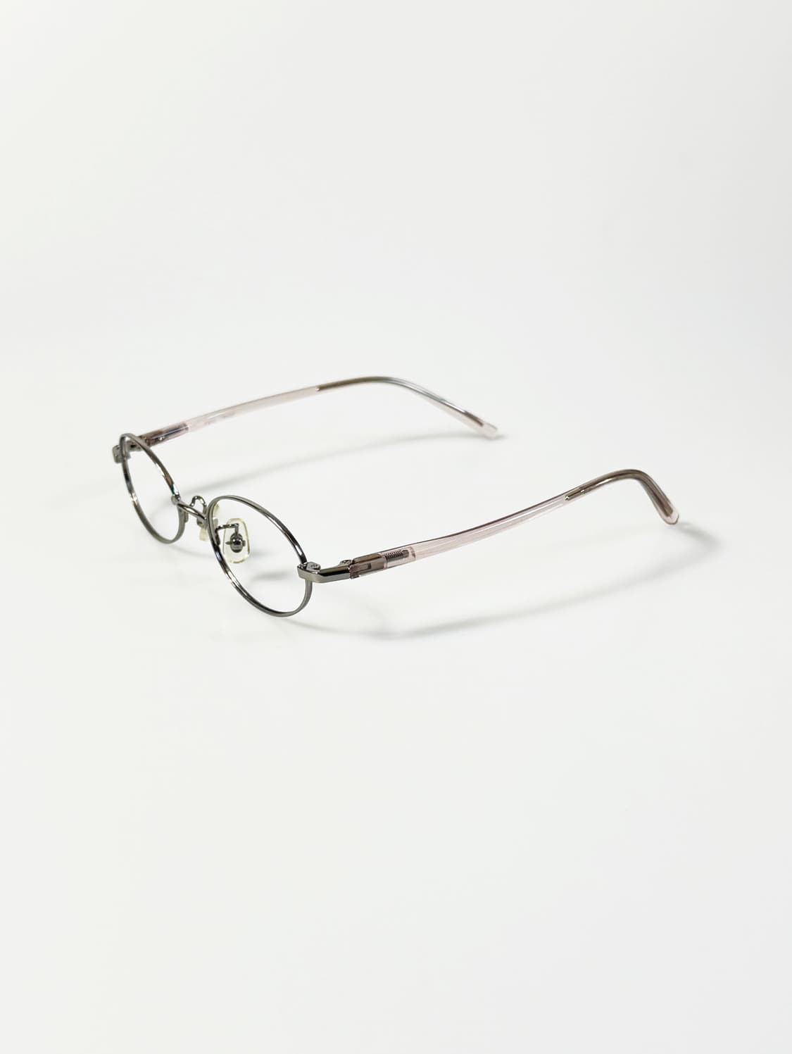 KANZI 슬림 오벌 메탈 프레임 빈티지 안경 상품이미지3