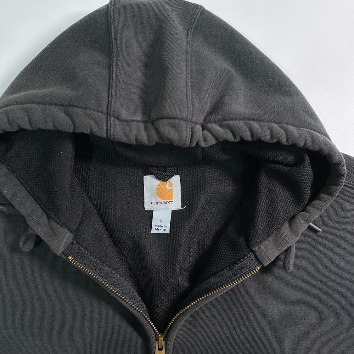 칼하트 그레이 써멀 후드집업 상품이미지3