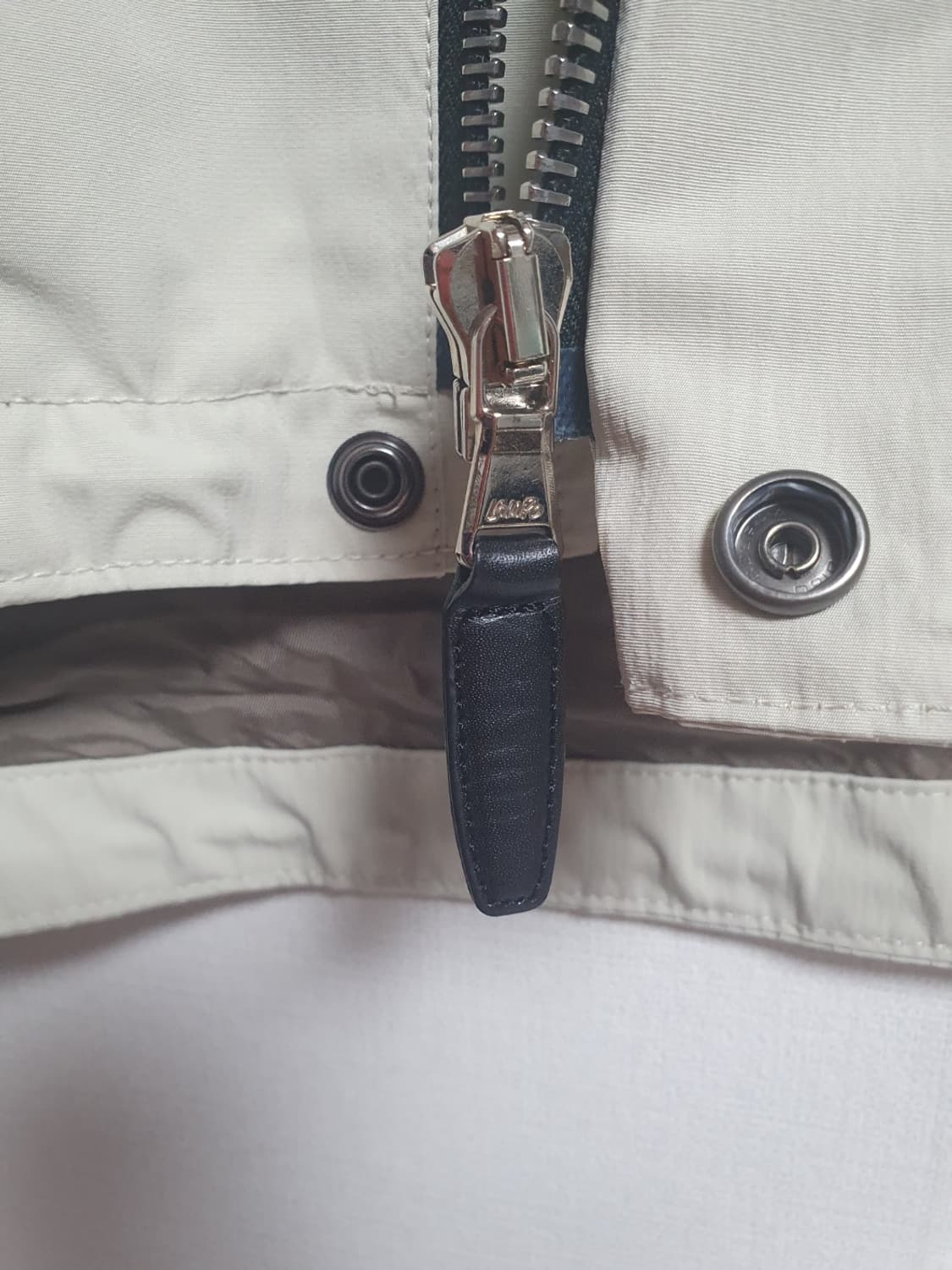 타임 TIME 오버핏 블루종 집업 자켓 베이지 95 상품이미지7