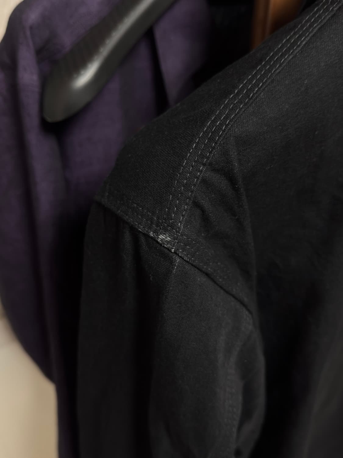 슈가케인 픽션로망스 SC15075 데님 워크 코트: 블랙 / 40 상품이미지3