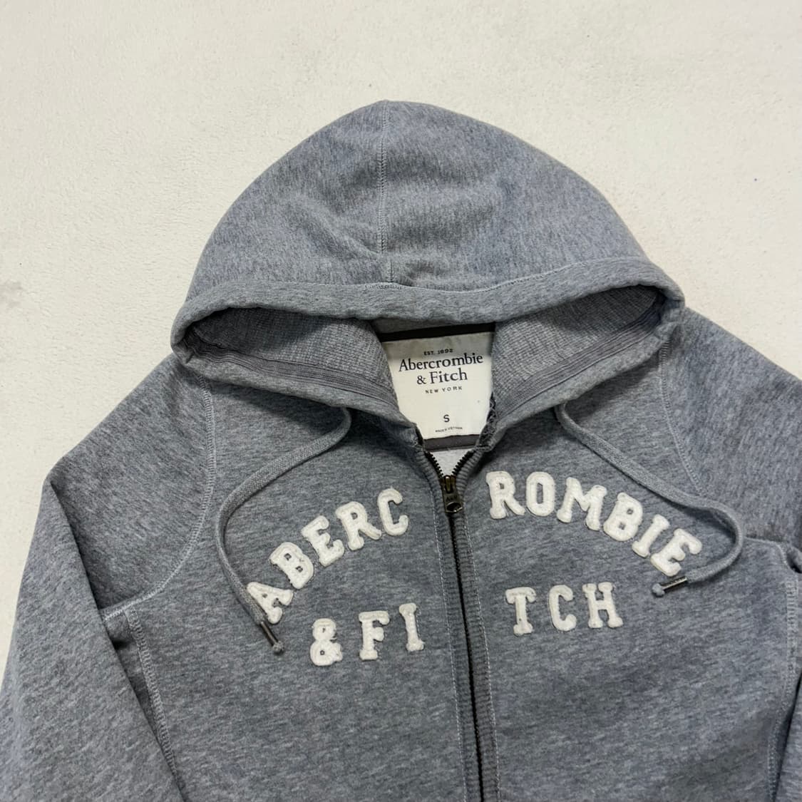 Abercrombie Gray Hoodie Zip-up 상품이미지4