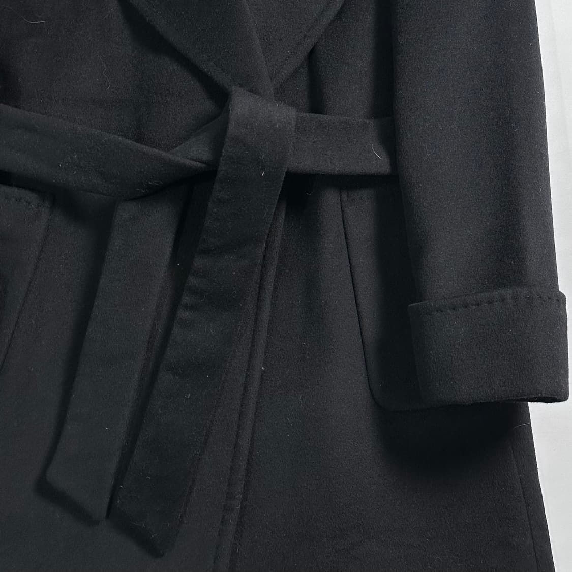 로렌 랄프로렌 블랙 울 코트  상품이미지4