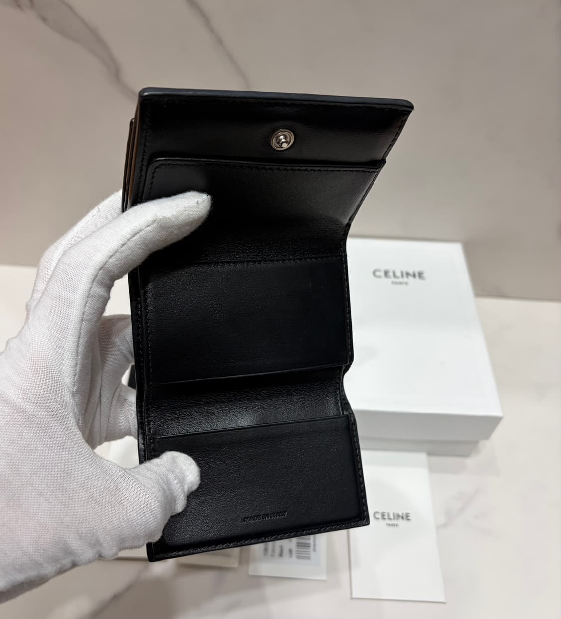 [정품] S급 셀린느 트리폴드 반지갑 상품이미지4
