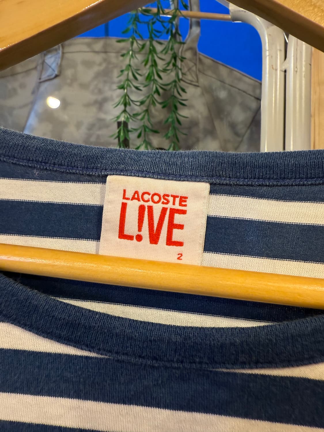 라코스테 블루 스트라이프 롱슬리브 상품이미지2
