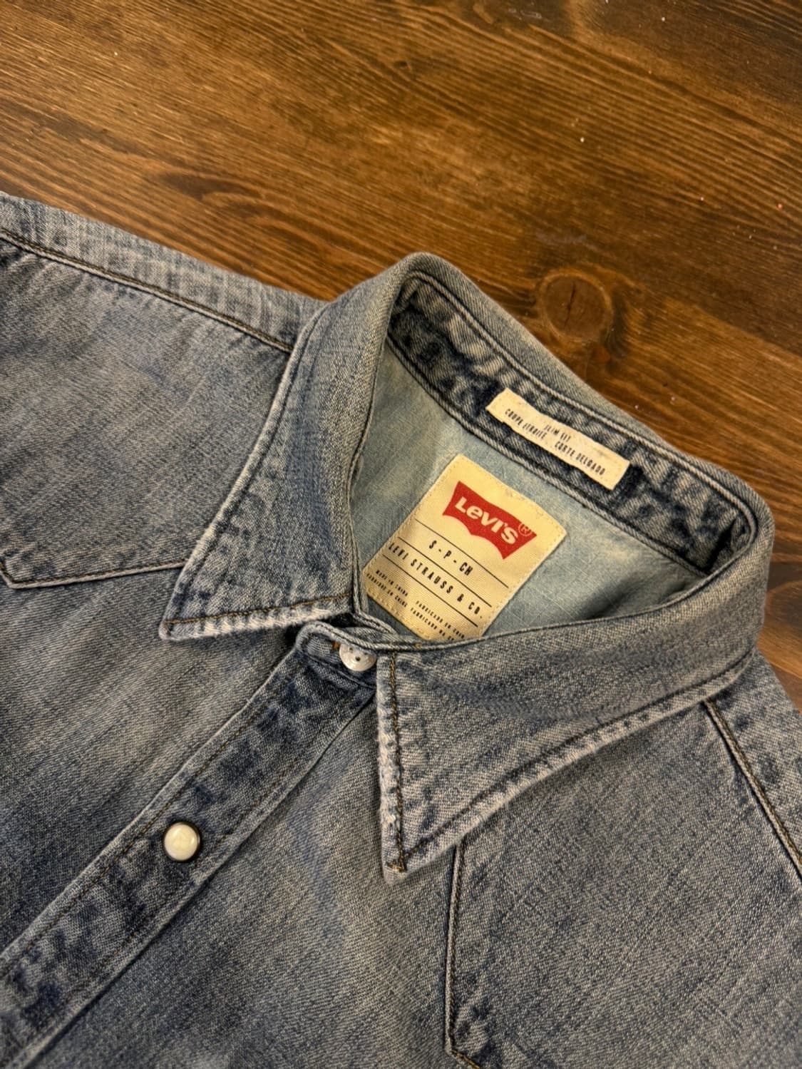 리바이스 데님 웨스턴 셔츠 95 상품이미지9