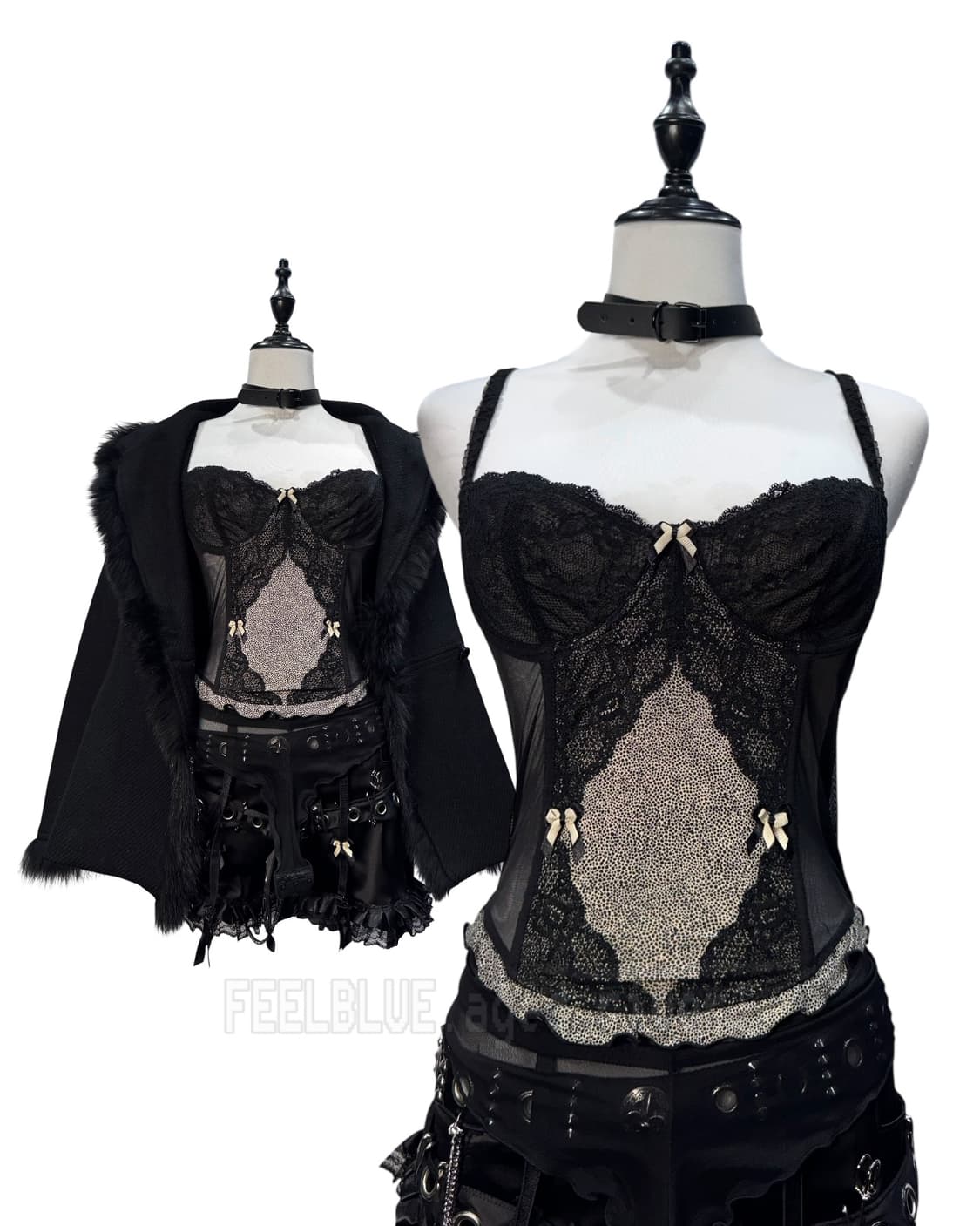 Lace Bodysuit Corset 상품이미지1