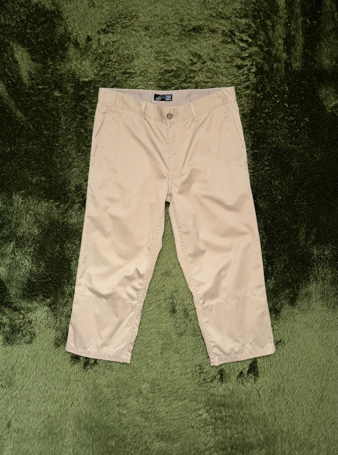 [M] BEAMS 빔즈 Made in Japan 크롭 치노 팬츠 베이지 상품이미지1