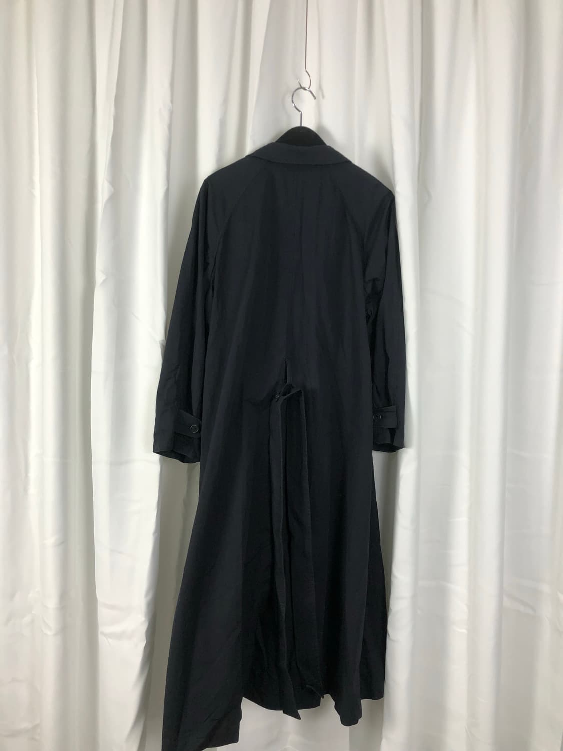 Y's 요지야마모토 아카이브 벨티드 발마칸 코트 상품이미지3