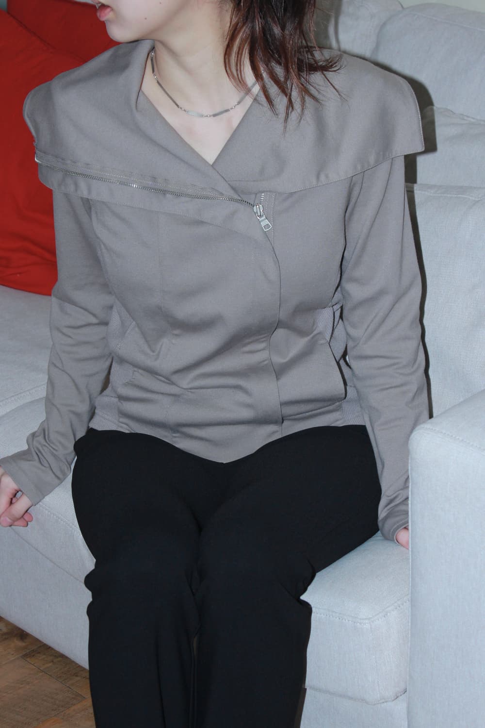 Armani Exchange high neck cotton jacket 상품이미지5