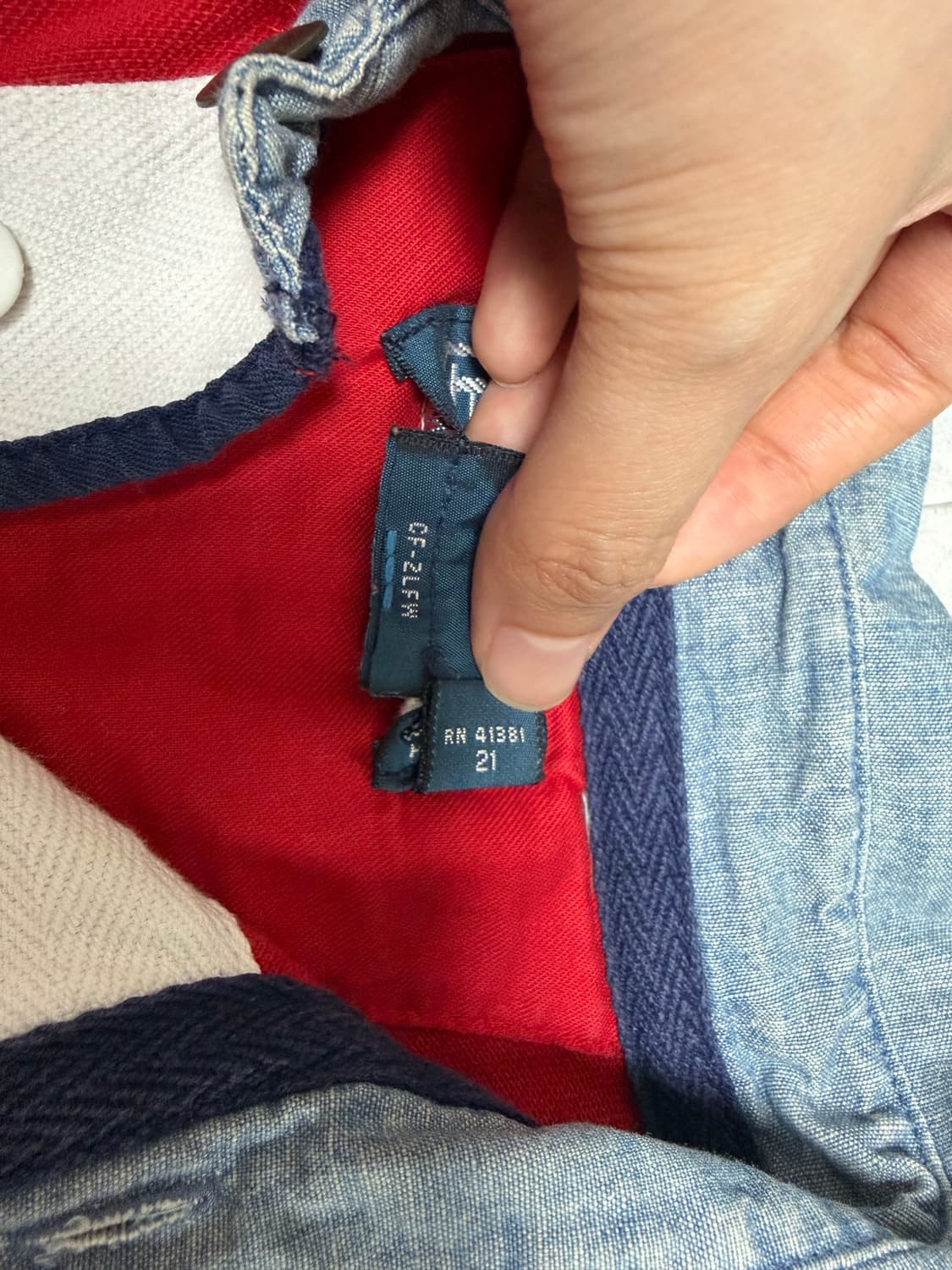 폴로 빅포니 데님카라 성조기  상품이미지3