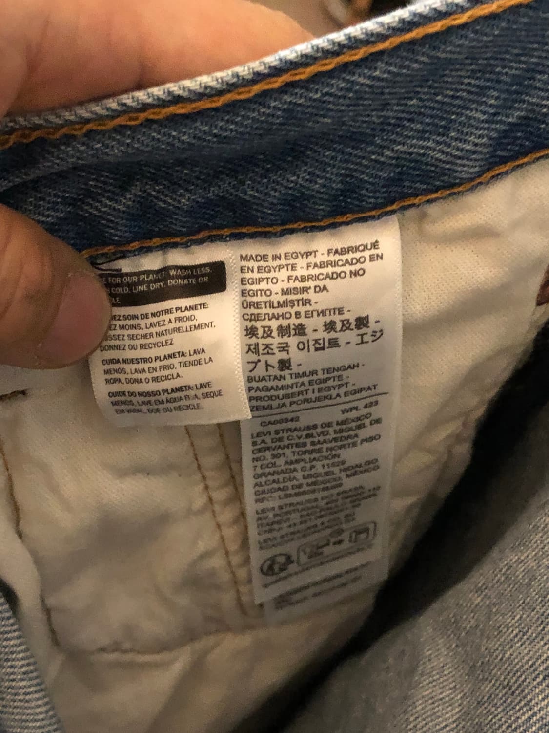 리바이스 501 93' 연청 데님 30x32 상품이미지5